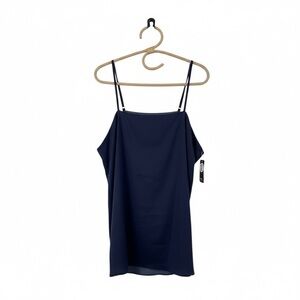 Modern Movement Reversible Camisole Tank Top XXL Navy Blue Wear 2 Ways Strappy